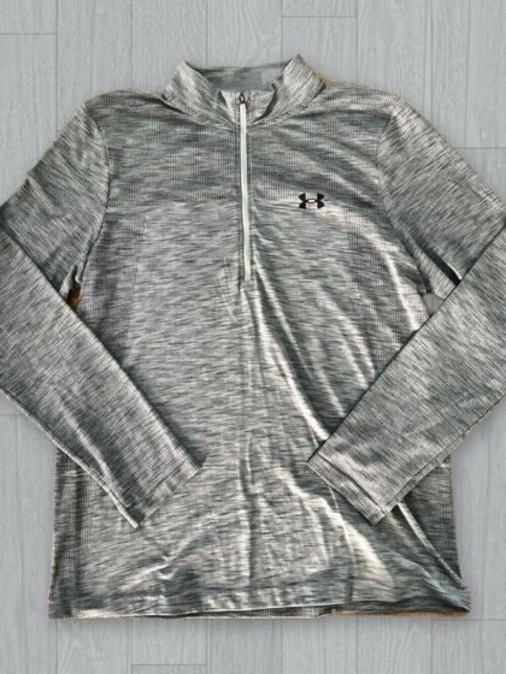 Under Armour Grey Quarter Zip Pullover Men's Size XL Athletic Long Sleeve
